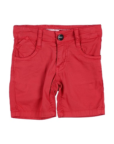 PACIOTTI 4US Shorts & Bermuda Red 97% Cotton, 3% Elastic fibres