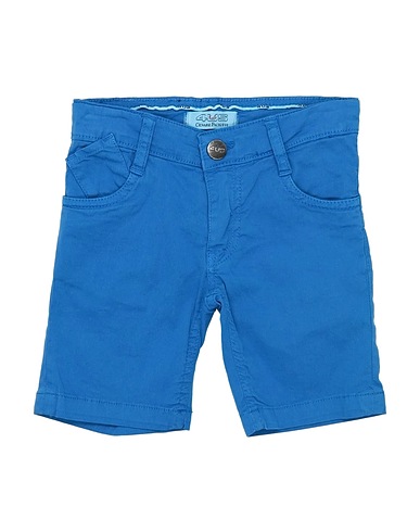 PACIOTTI 4US Shorts & Bermuda Blue 97% Cotton, 3% Elastic fibres