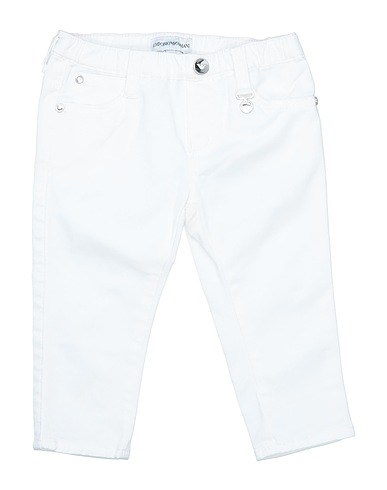 EMPORIO ARMANI Pantalone Bianco 97% Cotone, 3% Elastan
