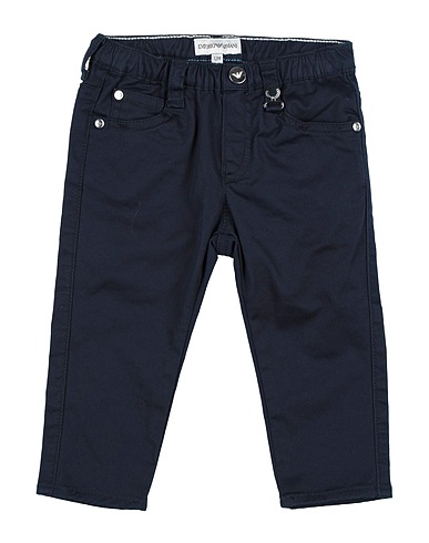 EMPORIO ARMANI Casual trouser Midnight blue 97% Cotton, 3% Elastane