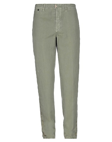 INCOTEX Pantalone Verde militare 51% Lino, 49% Cotone
