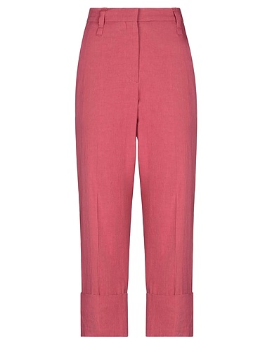 BRUNELLO CUCINELLI Casual trouser Garnet 65% Linen, 34% Cotton, 1% Elastane