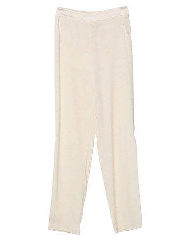 PATRIZIA PEPE Casual trouser Ivory 99% Viscose, 1% Elastane