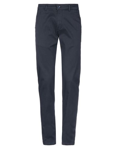 Camouflage Ar And J. Man Pants Midnight Blue Size 30 Cotton, Polyester, Elastane In Blue