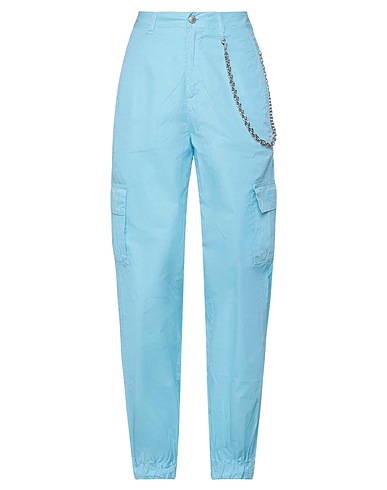 CHIARA FERRAGNI Pantalone Celeste 100% Cotone