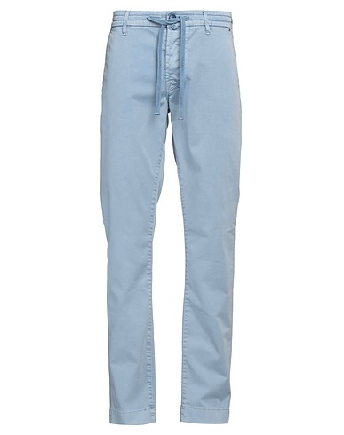 JACOB COHЁN Casual pants Sky blue 67% Cotton, 30% Polyester, 3% Elastane