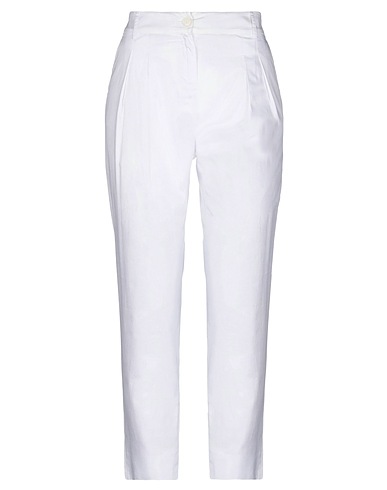 PENNYBLACK Casual trouser White 100% Cotton