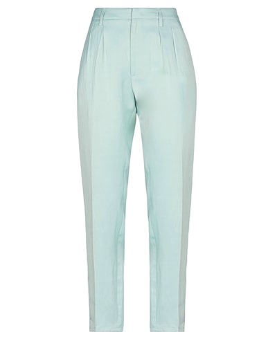 DONDUP Pantalone Verde chiaro 76% Viscosa, 24% Lino