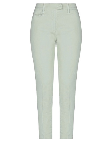 DONDUP Casual trouser Light green 96% Cotton, 4% Elastane