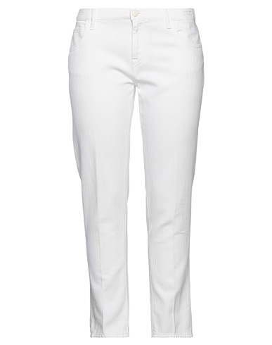 JACOB COHЁN Casual trouser White 52% Cotton, 48% Lyocell