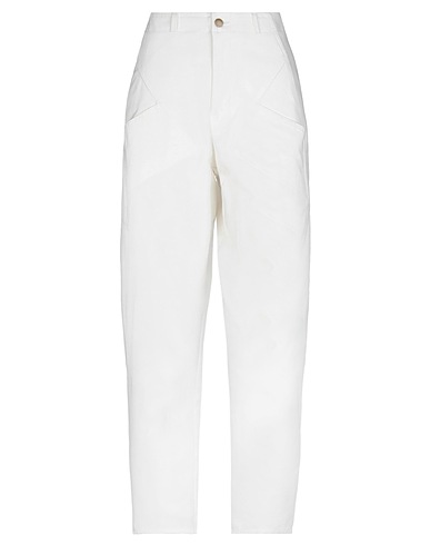 PHILOSOPHY di LORENZO SERAFINI Casual pants White 70% Cotton, 30% Polyester