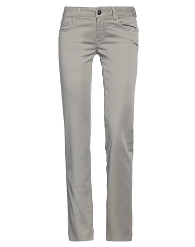 JACOB COHЁN Casual trouser Taupe 96% Cotton, 4% Elastane