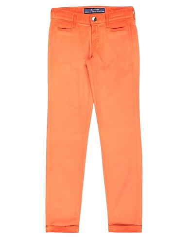 JACOB COHЁN Casual trouser Orange 96% Cotton, 4% Elastane