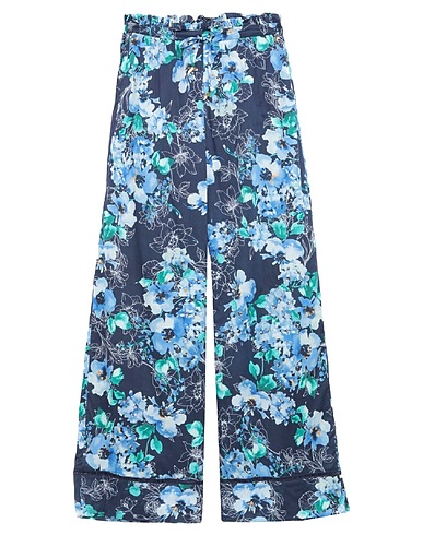 MY TWIN TWINSET Casual trouser Midnight blue 100% Cotton