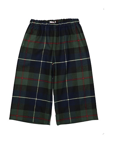 IL GUFO Casual trouser Green 69% Polyester, 29% Viscose, 2% Elastane