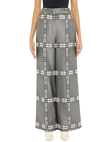 ALBERTA FERRETTI Casual trouser Grey 55% Virgin Wool, 38% Acetate, 7% Polyamide