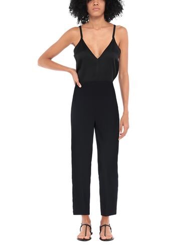 Emme By Marella Woman Pants Midnight Blue Size 14 Polyester In Black