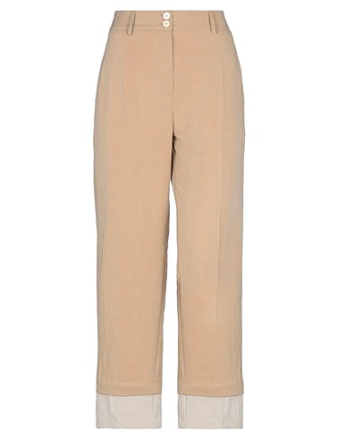ALYSI Casual pants Beige 93% Lyocell, 7% Polyamide