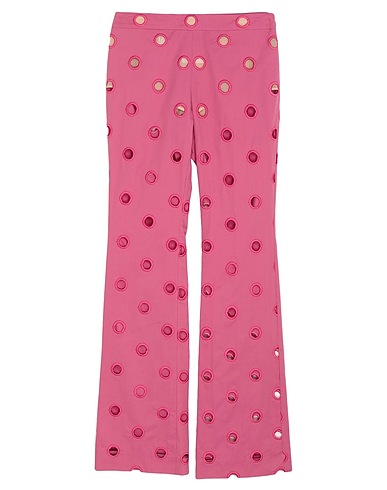 MOSCHINO Pantalone Fucsia 95% Cotone, 5% Altre Fibre