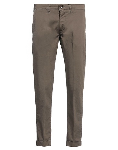LABORATORI ITALIANI Chinos Verde militare 98% Cotone, 2% Elastan
