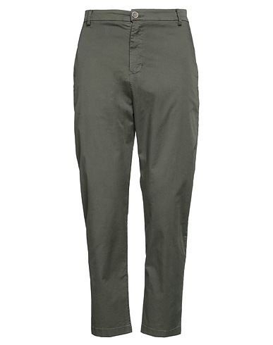 IMPURE Casual trouser Military green 97% Cotton, 3% Elastane