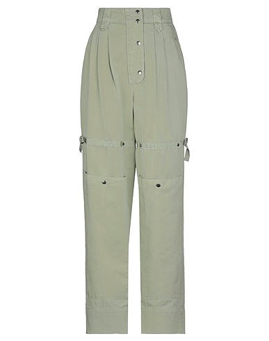 ETRO パンツ ミリタリーグリーン コットン 100%