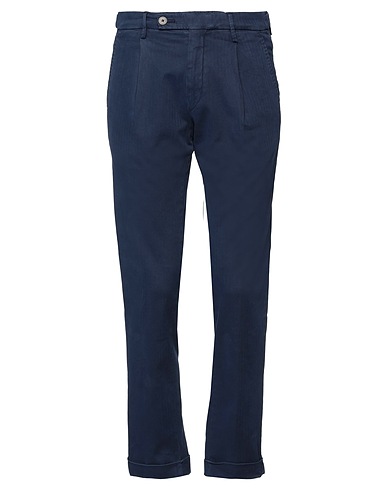 MICHAEL COAL Chinos Blu notte 98% Cotone, 2% Elastan