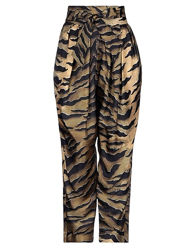 DSQUARED2 Casual pants Military green 100% Silk