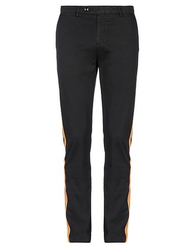 FRANKIE MORELLO Casual trouser Black 97% Cotton, 3% Elastane