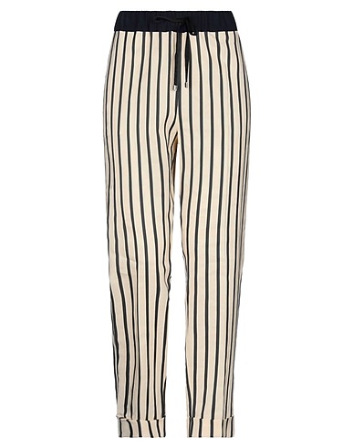 LIVIANA CONTI Casual pants Beige 43% Viscose, 42% Linen, 15% Polyester