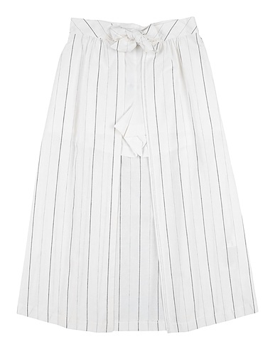 PATRIZIA PEPE Gonna Bianco 70% Cotone, 30% Lino