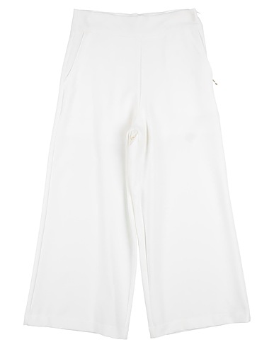 PATRIZIA PEPE Casual trouser White 90% Polyester, 10% Elastane