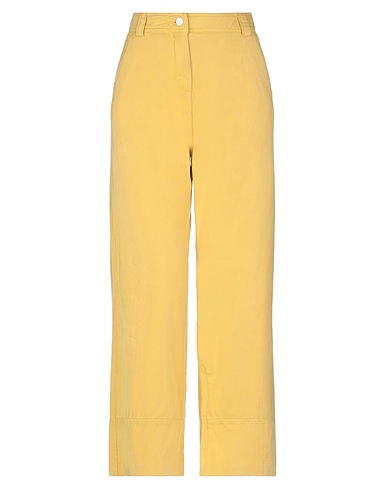 MOMONÍ Casual trouser Yellow 100% Cotton