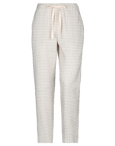 SEMICOUTURE Casual pants Taupe 67% Linen, 33% Cotton