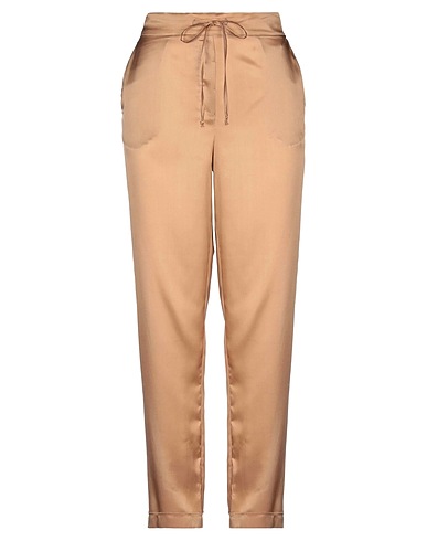 BALLANTYNE Casual pants Sand 60% Viscose, 29% Silk, 11% Elastane