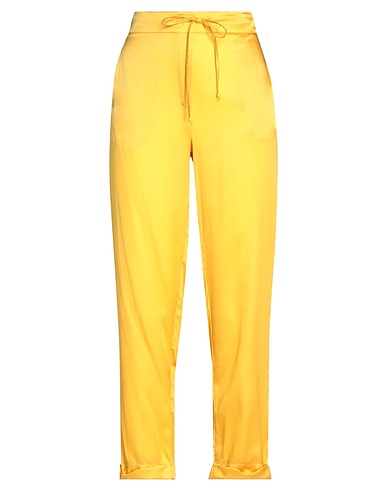 BALLANTYNE Pantalone Giallo 60% Viscosa, 29% Seta, 11% Elastan