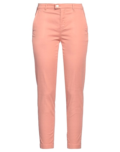 JACOB COHЁN Casual trouser Salmon pink 57% Cotton, 40% Lyocell, 3% Elastane