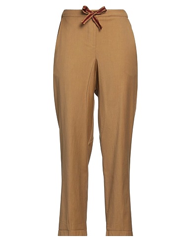 ALESSIA SANTI Casual pants Khaki 52% Wool, 46% Cotton, 2% Elastane