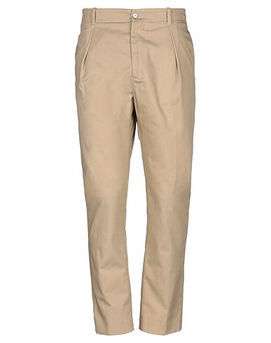 DANIELE ALESSANDRINI Casual trouser Sand 65% Polyester, 35% Cotton