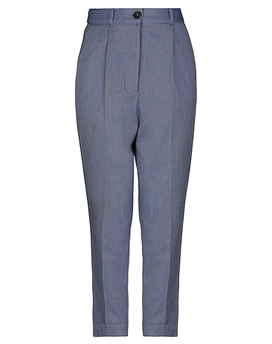 ALESSIA SANTI Casual trouser Blue 98% Cotton, 2% Elastane