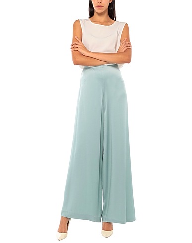 MALÌPARMI Casual pants Sky blue 71% Acetate, 29% Viscose