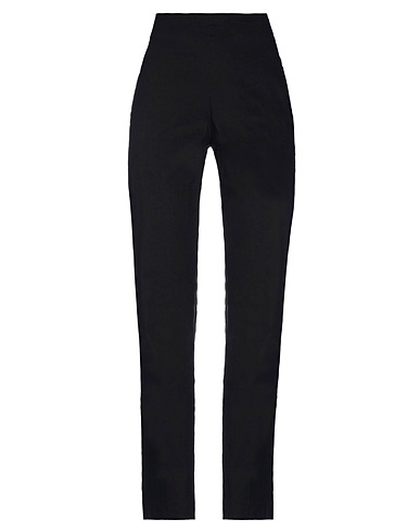 PIERANTONIO GASPARI Casual trouser Black 36% Viscose, 34% Linen, 27% Polyamide, 3% Elastane