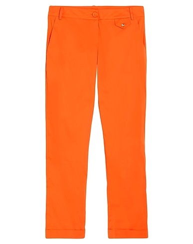 PATRIZIA PEPE Casual trouser Orange 76% Cotton, 20% Polyamide, 4% Elastane