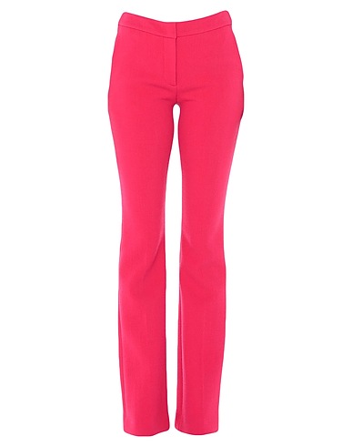 MOSCHINO Casual trouser Fuchsia 93% Virgin Wool, 6% Polyamide, 1% Other Fibres