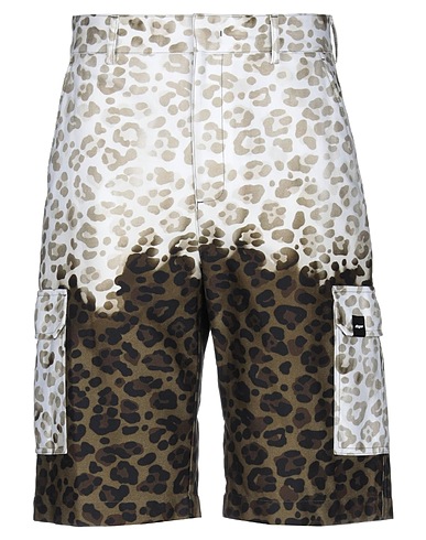 MSGM Shorts & Bermuda Verde militare 100% Cotone