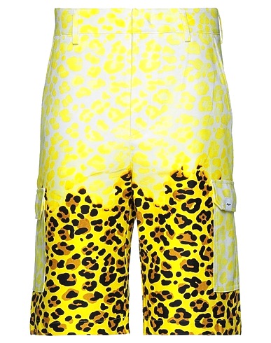 MSGM Shorts & Bermuda Giallo 100% Cotone