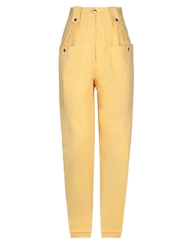 ISABEL MARANT Casual pants Yellow 100% Cotton