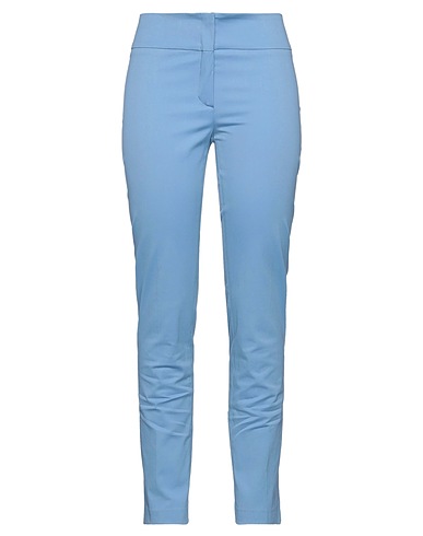 L' AUTRE CHOSE Pantalone Blu chiaro 97% Cotone, 3% Elastan