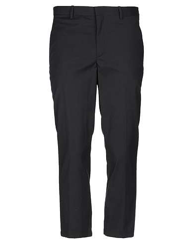 NEIL BARRETT Casual trouser Black 60% Polyester, 37% Cotton, 3% Elastane