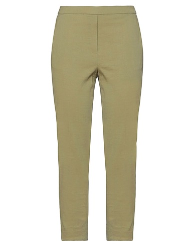THEORY Casual trouser Light green 62% Linen, 36% Viscose, 2% Elastane